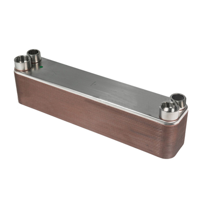 SS304/316 Płytka aluminiowa z lutowanej stali nierdzewnej Typ przemysłowy wymiennik ciepła lutowanego